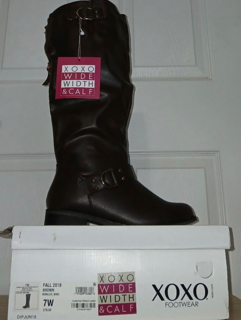 XOXO MINKLER WIDE CALF RIDING BOOTS “NWT”
Sizes available  6-1/2W, 7W, 7-1/2W, 8 - Picture 5 of 7